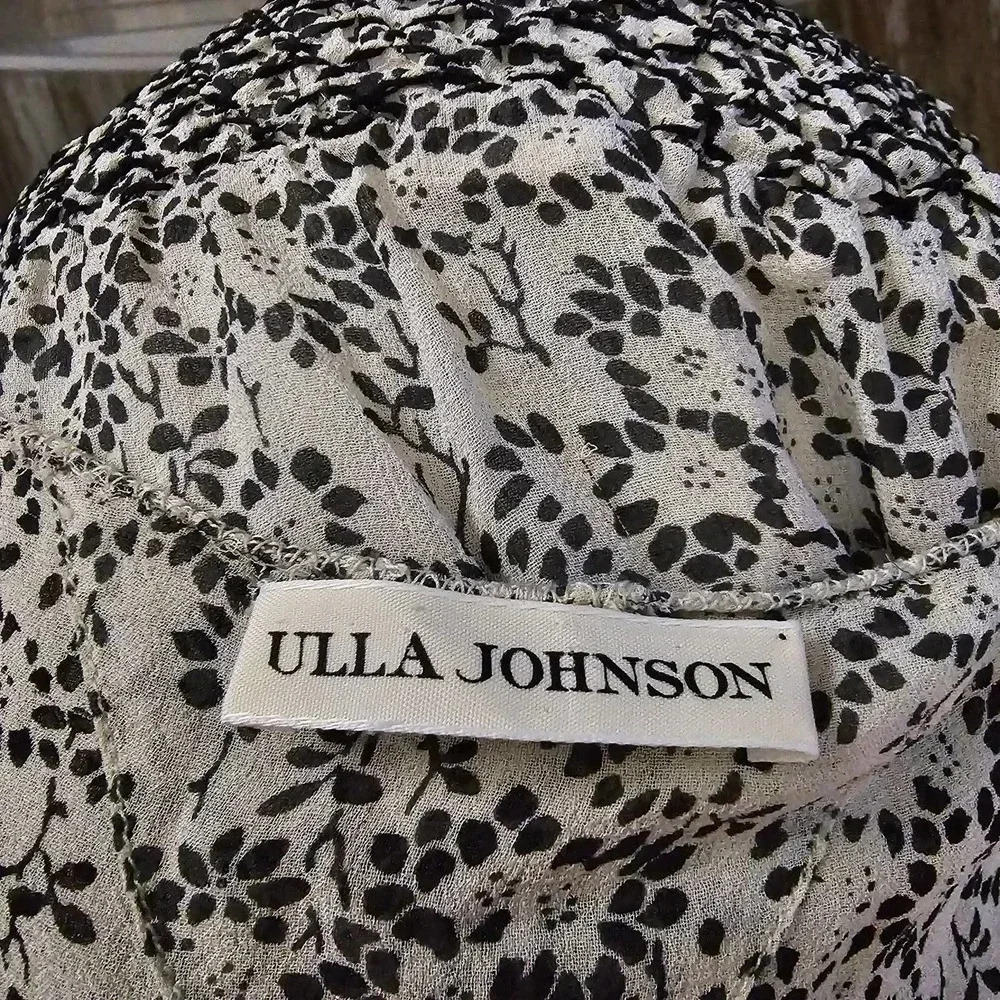 Ulla Johnson Samira Smocked Waist Dress Dove Size 0 - Picture 4 of 6